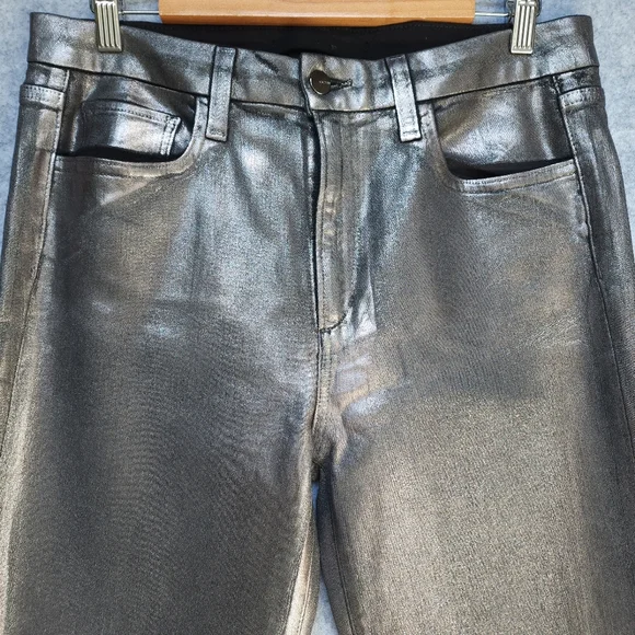 Joe's Jeans Flawless Hi Honey High Rise Curvy Bootcut Jeans In Foil Gunmetal